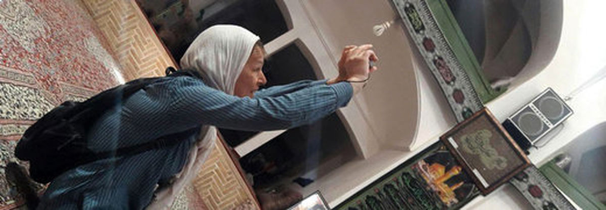 تصویر متفاوت بانوی هلندی در حسینه قاجاری یزد