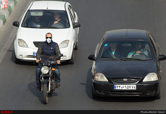 آلودگی امروز هوای تهران