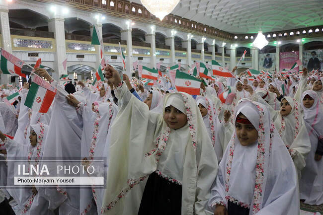 مراسم جشن تکلیف ۵ هزار نفری دختران تبریز