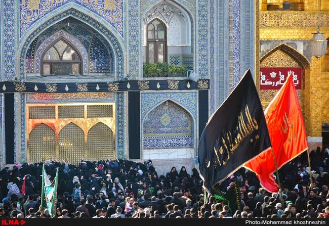 مراسم عزاداری شهادت امام رضا (ع) در مشهد مقدس