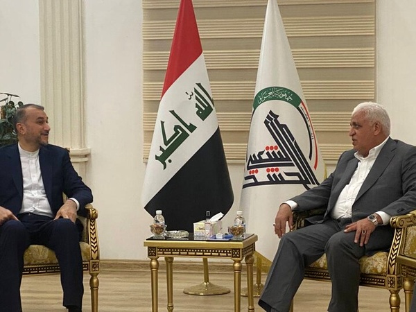 امیرعبداللهیان با رئیس هیات حشدالشعبی دیدار و گفت‌وگو کرد
