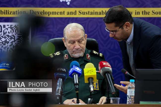 نشست خبری «اولین همایش بسیج، توسعه و امنیت پایدار در جنوب شرق کشور»