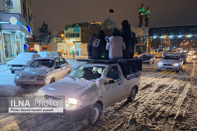 تبریز در محاصره برف