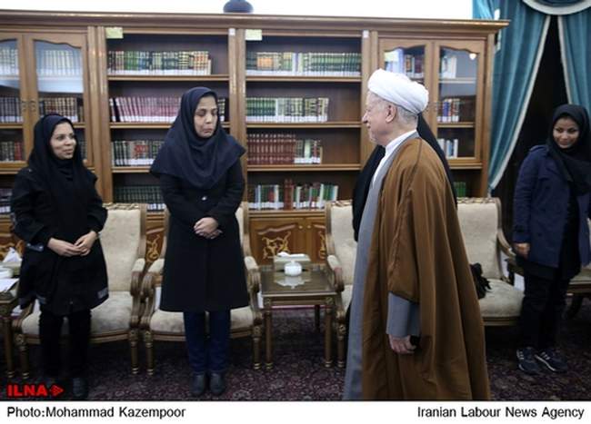 دیدار نمایندگان بیماران تالاسمی با آیت الله هاشمی