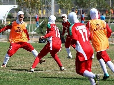 تمرینات تیم ملی فوتبال دختران زیر 14 سال برگزار شد