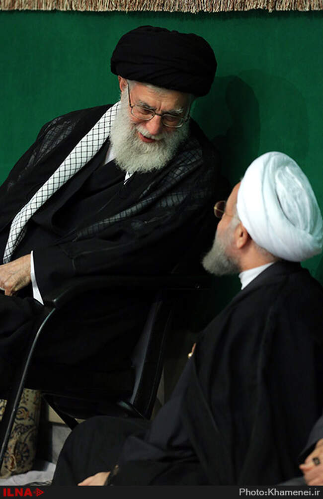 مراسم عزاداری شب عاشورا در حسینیه امام خمینی
