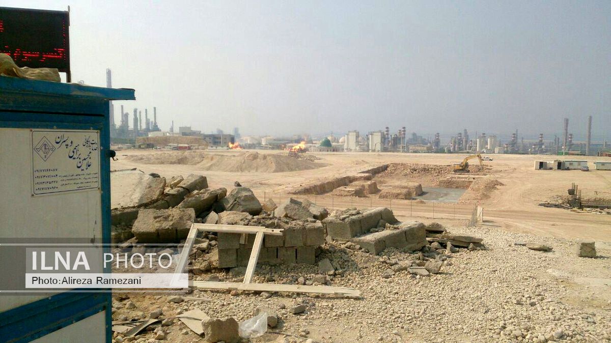 مصدومیت 4  کارگر براثر آتش سوزی در پارس جنوبی