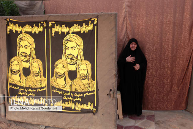 پیاده روی زائران اربعین از مسیر طریق العلما