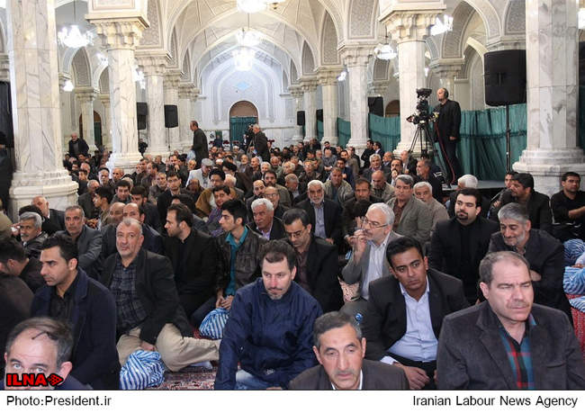 مراسم ترحیم والده رئیس جمهور در تهران