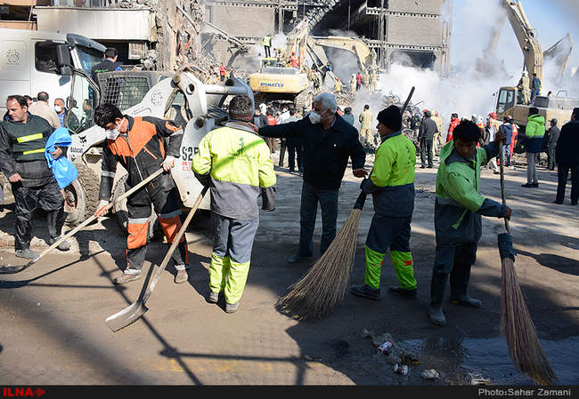 هفتمین روز حادثه پلاسکو/1