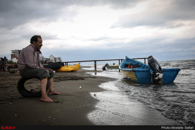 روزهای آخر تابستان در سواحل دریای خزر
