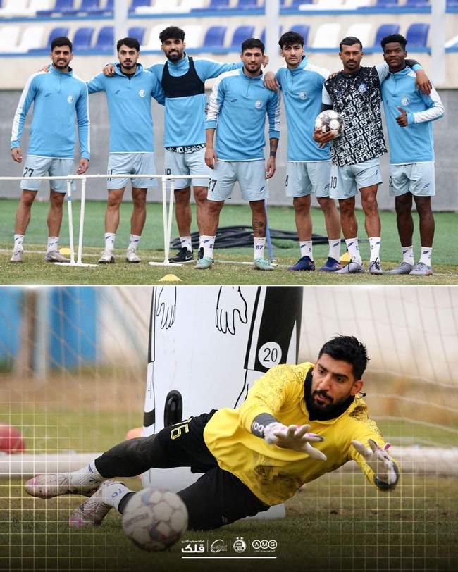 تصاویری از تمرین امروز تیم استقلال 