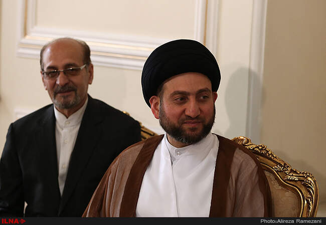 دیدار رئیس مجلس اعلای اسلامی عراق با وزیر امورخارجه