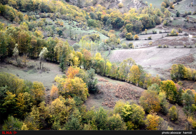 طبیعتِ پاییز در رودبار گیلان