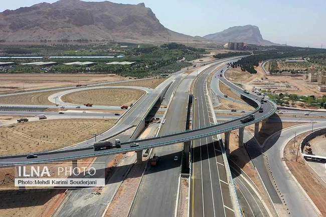 افتتاح پروژه بزرگ مجموعه پلهای شهید سلیمانی اصفهان توسط وزیر راه و ش