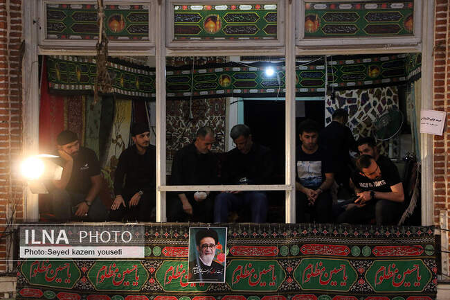 عزاداری تاسوعای حسینی در بازار تبریز