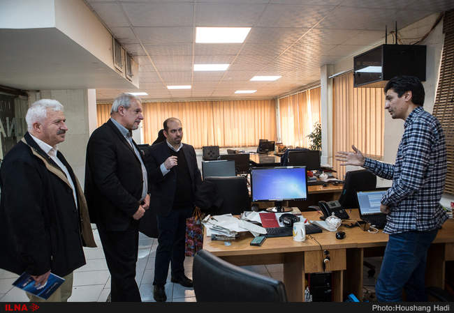 حضور الکسیس باندریج وگا (سفیر کوبا در جمهوری اسلامی ایران) در خبرگزار