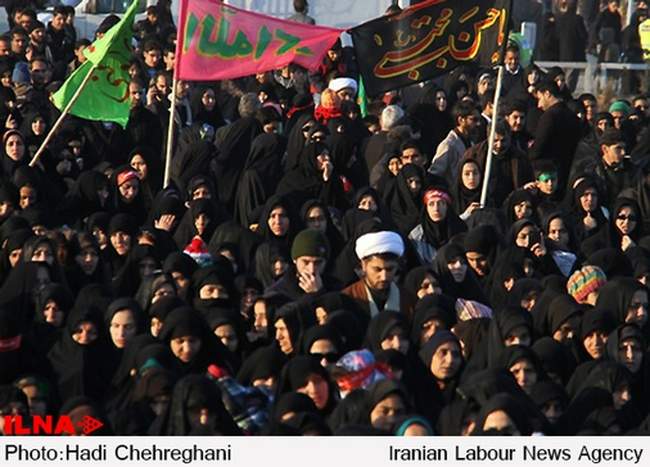 مراسم پیاده روی عزاداران حسینی