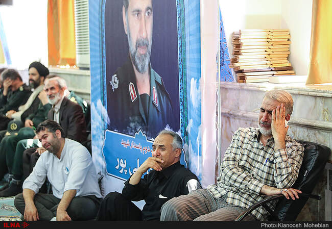 حضور مسئولان و فرماندهان نظامی در مراسم بزرگداشت شهید محسن حججی