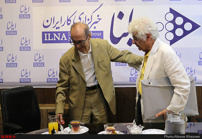 حضور لوریس چکناواریان و امیر اشرف آریان پور در ایلنا