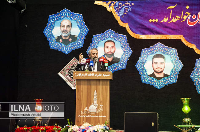 مراسم گرامیداشت شهدای کنسولگری ایران در دمشق