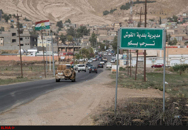  پناهگاه متروکه در نزدیکی خط مقدم موصل