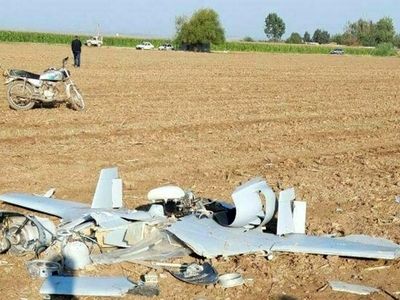 Azeri or Armenian drone crashes on northwestern Iran