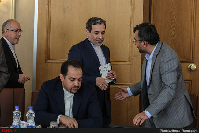 گزارش تصویری سومین دور مذاکرات عالی‌رتبه سیاسی ایران و اتحادیه اروپا در تهران