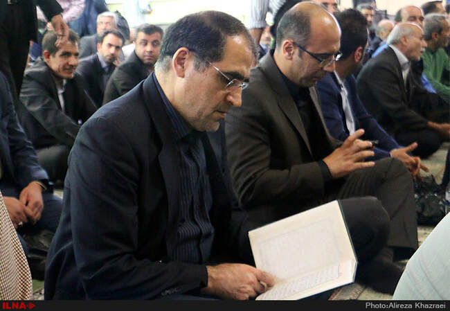 مراسم ترحیم پدر همسر محمد شریعتمداری