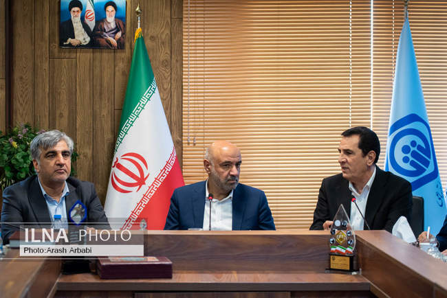 مراسم تقدیر از وزیر تعاون، کار و رفاه اجتماعی و مدیر عامل سازمان تامی