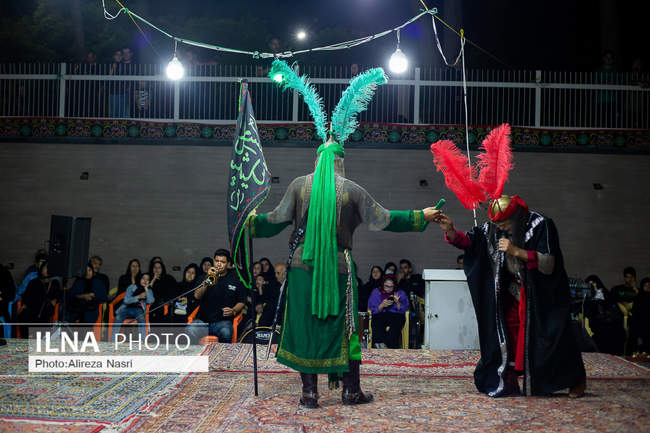 برگزاری آئین تعزیه‌خوانی در تئاتر شهر قزوین
