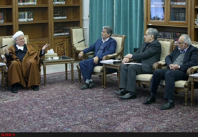 دیدار رئیس، دبیرکل و اعضای شورای سیاستگذاری کیفیت کشور با آیت‌الله هاشمی رفسنجانی