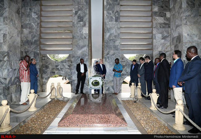 سفر محمدجواد ظریف وزیر امور خارجه کشورمان به غنا