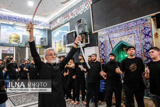 آئین مشعل گردانی در دولت آباد شهر ری