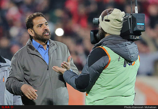 دیدار تیم های فوتبال پرسپولیس تهران و گسترش فولاد تبریز