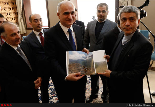 دیدار وزیر اقتصاد آذربایجان با طیب‌نیا وزیر اقتصاد و دارایی کشورمان