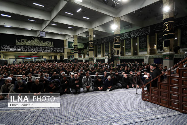 مراسم عزاداری حضرت اباعبدالله الحسین(ع) در شام غریبان با حضور مقام مع