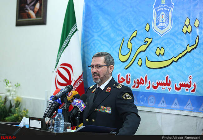 نشست خبری رئیس پلیس راهور ناجا