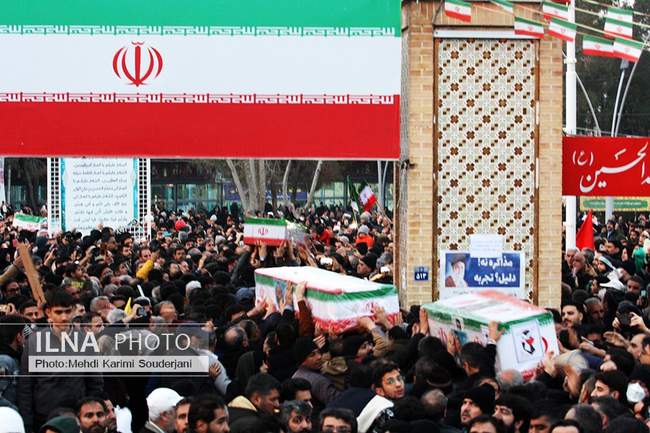 تشییع شهدای مدافع امنیت در اصفهان
