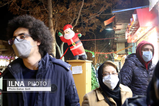 حال و هوای خرید کریسمس در تهران