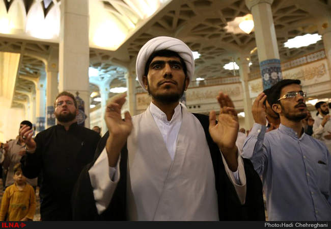 مجلس یادبود جانباختگان حادثه منا درحرم حضرت معصومه(س)