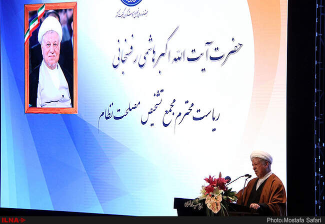 حضور آیت الله هاشمی رفسنجانی در ششمین جشنواره ملی تجلیل از تلاشگران کیفیت کشور