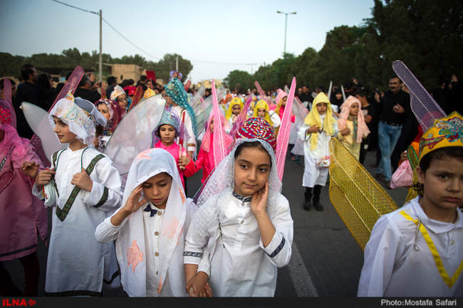 ورود نمادین کاروان امام حسین (ع) به کربلا-نوش آباد کاشان