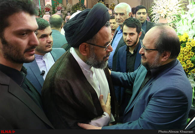 مراسم ترحیم پدر همسر محمد شریعتمداری