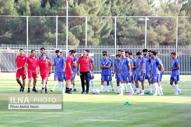 گزارش تصویری تمرین تیم ملی با حضور کارلوس کی‌روش