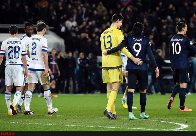 برتری تیم فوتبال پاری سن ژرمن مقابل چلسی در لیگ قهرمانان اروپا