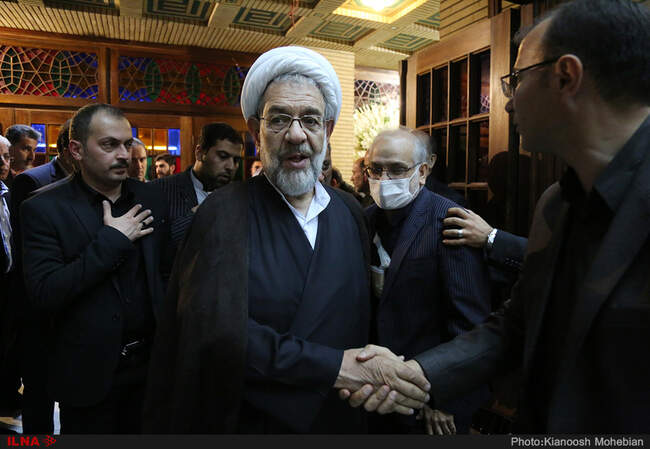 تصاویر حضور شخصیت‌های سیاسی در مراسم ترحیم برادر حسین مرعشی