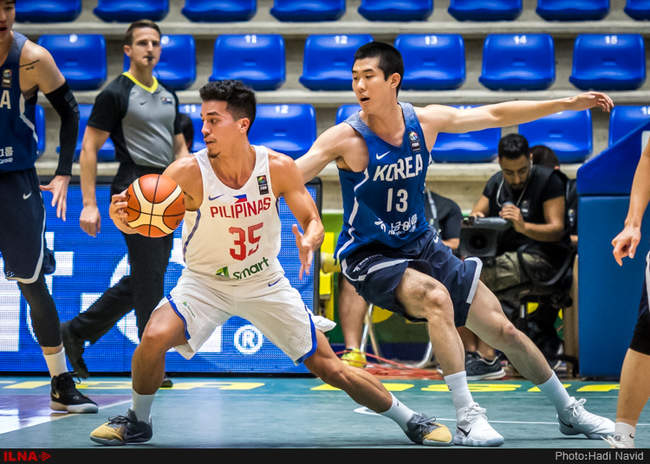رقابتهای بسکتبال جام آسیا ۲۰۱۷/کره جنوبی - فیلیپین
