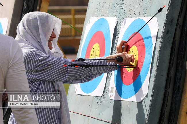 گزارش تصویری از مسابقات آزاد تیروکمان جانبازان و توان یابان