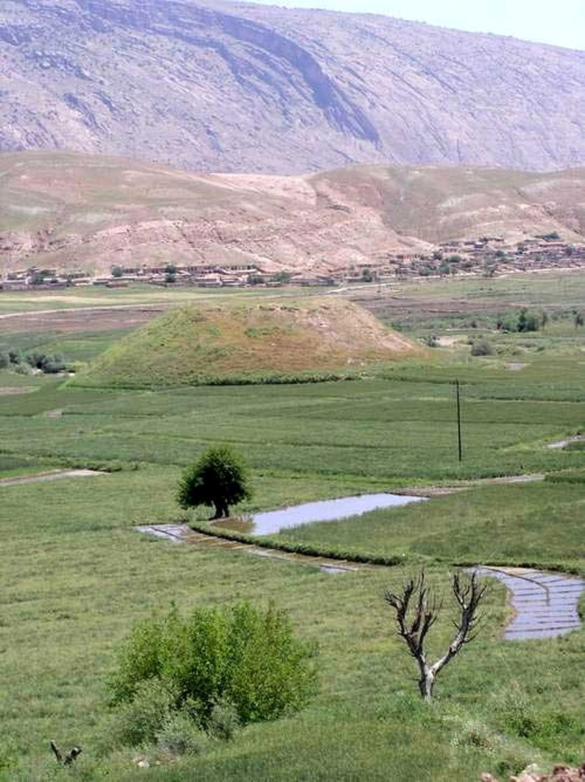 تاریخ ساسانیان زیر چرخ لودرهای ساخت و ساز / ویلاسازی غیر مجاز در شهر باستانی "سراب کلان"/ بازداشت متعرضین به اراضی تاریخی